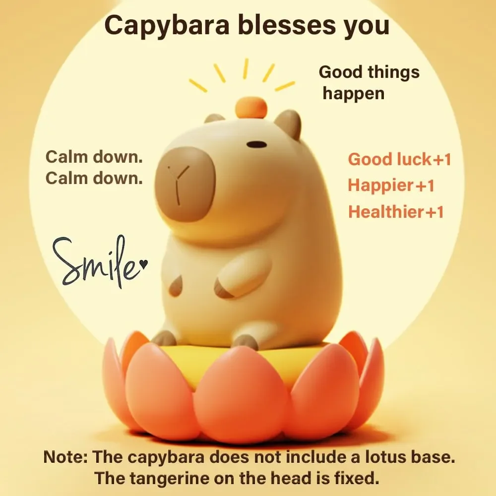 Capy Citrus Joy Night Lamp - Image 7