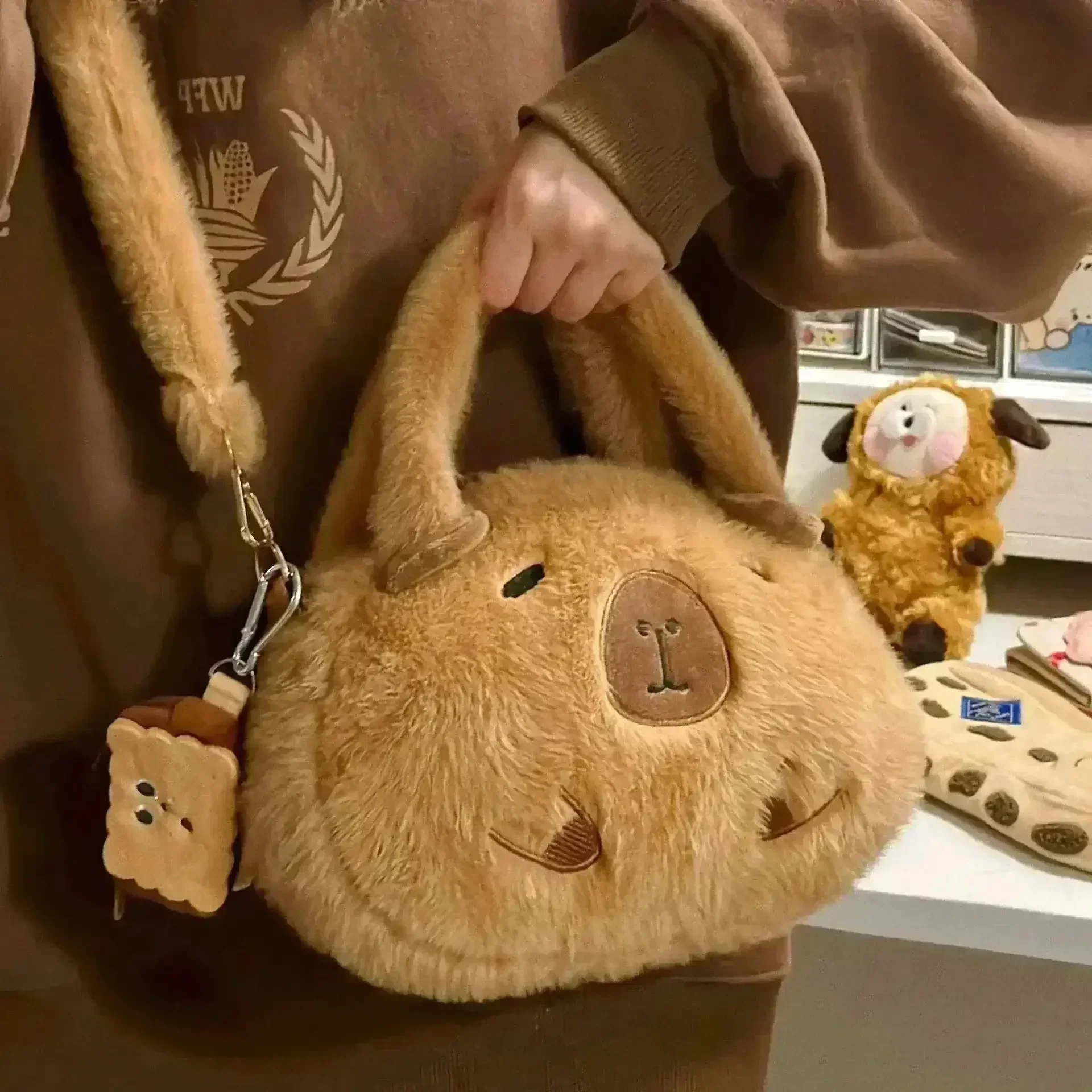 Capy Couture Plush Handbag
