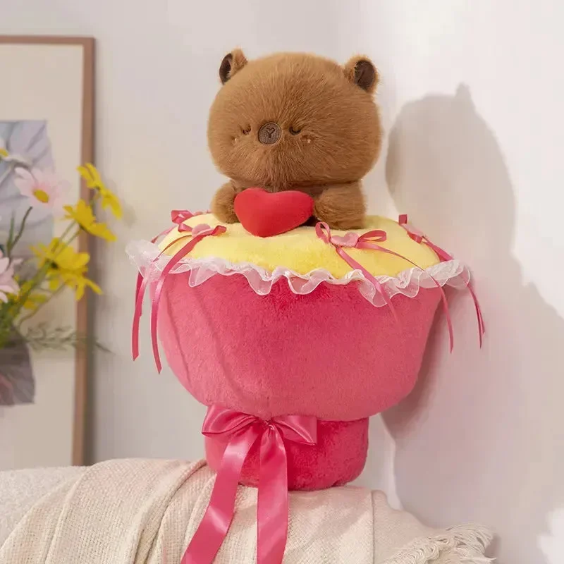Heartfelt Hugs Capy-Panda Plush Bouquet - Image 13