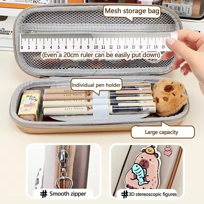 Capy-tivating 3D Stress Relief Pencil Pouch - Image 10