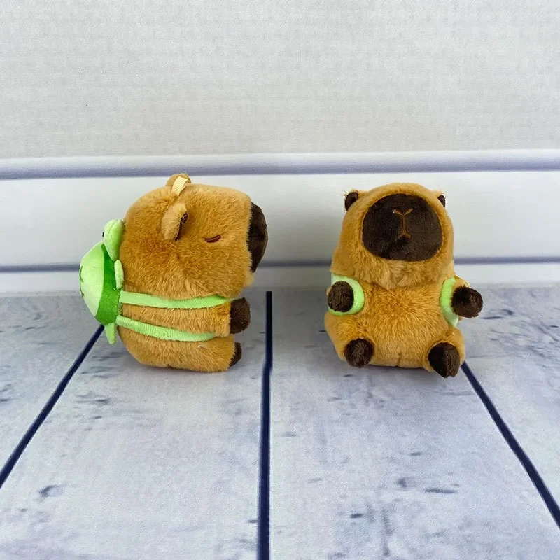Capy Turtle Backpack Plush Keychain - Image 5