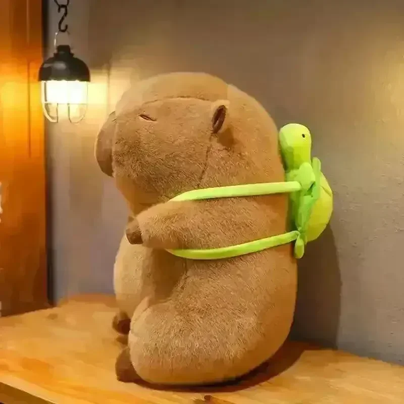 Capybara with Little Turtle Plush Doll - Image 5