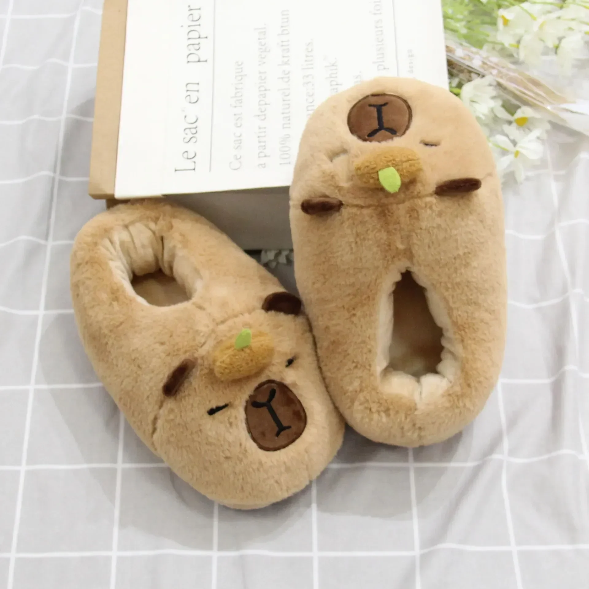 Capybila Comfort Indoor Plush Slippers - Image 3