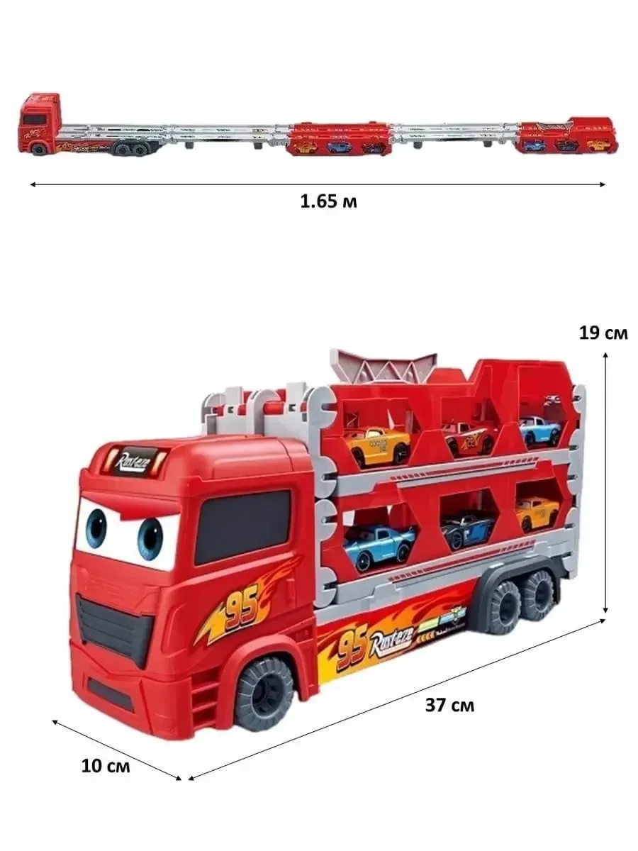 Cars Transporter Race Track Truck - Image 8