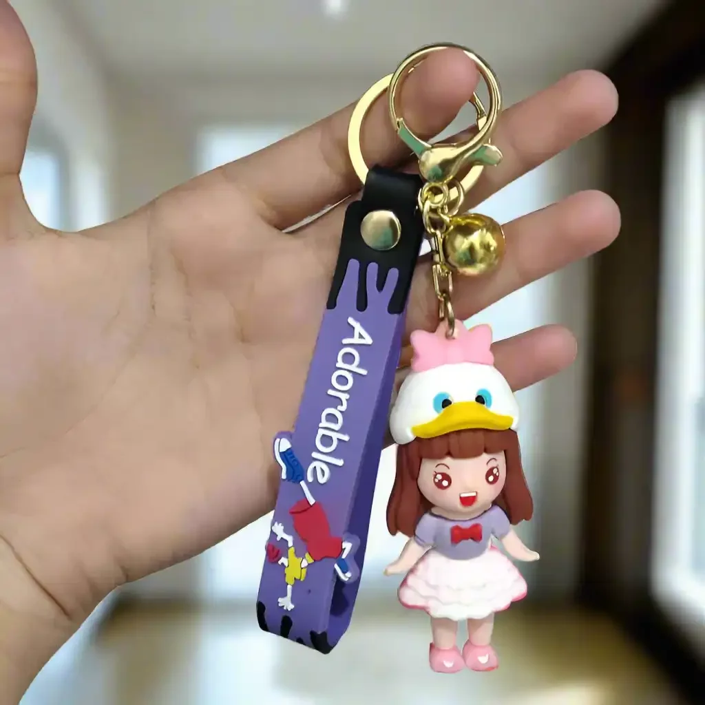 Cartoon Cosplay Duck Duo Keychain - Image 5