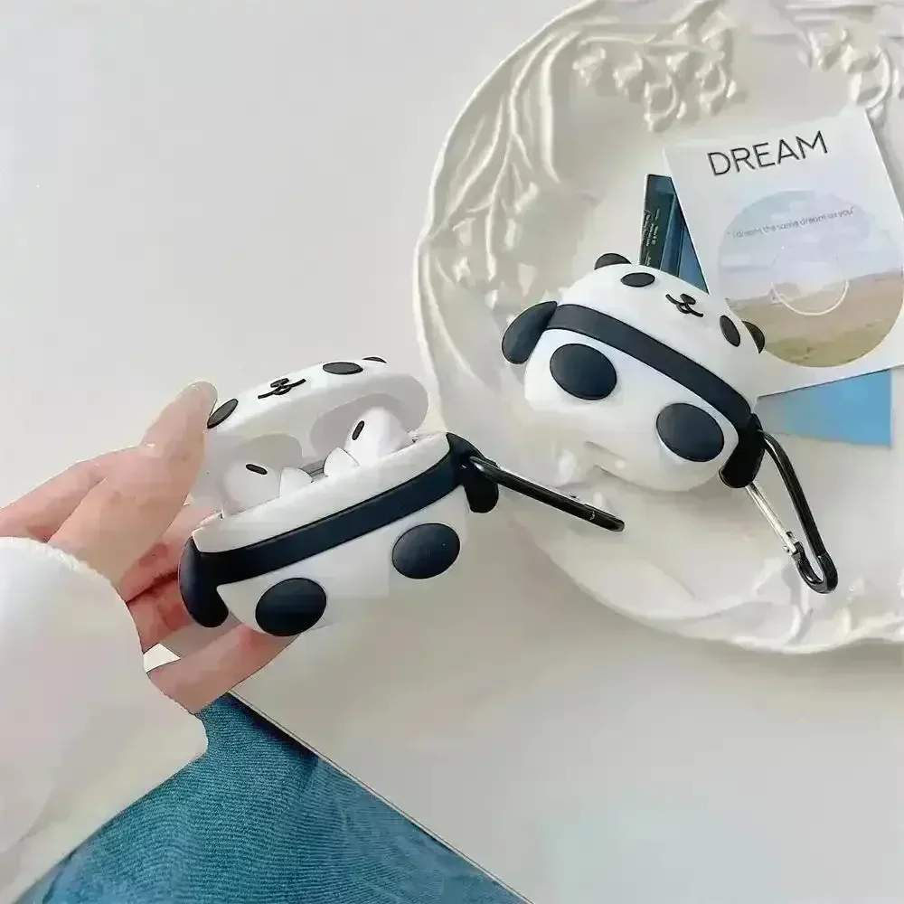 Cartoon Panda Silicon Case (For Airpods) - Image 2