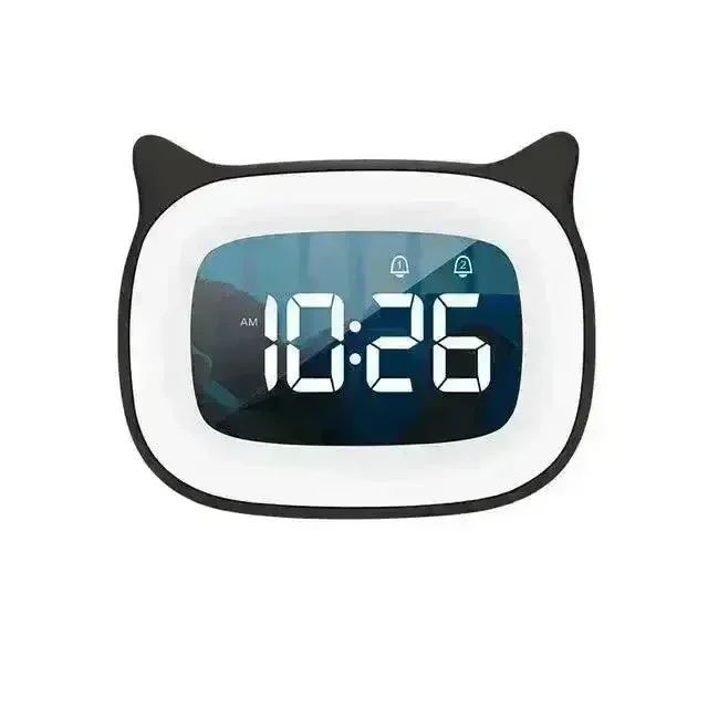 Cat Ears Alarm Clock with Night Light - Image 6