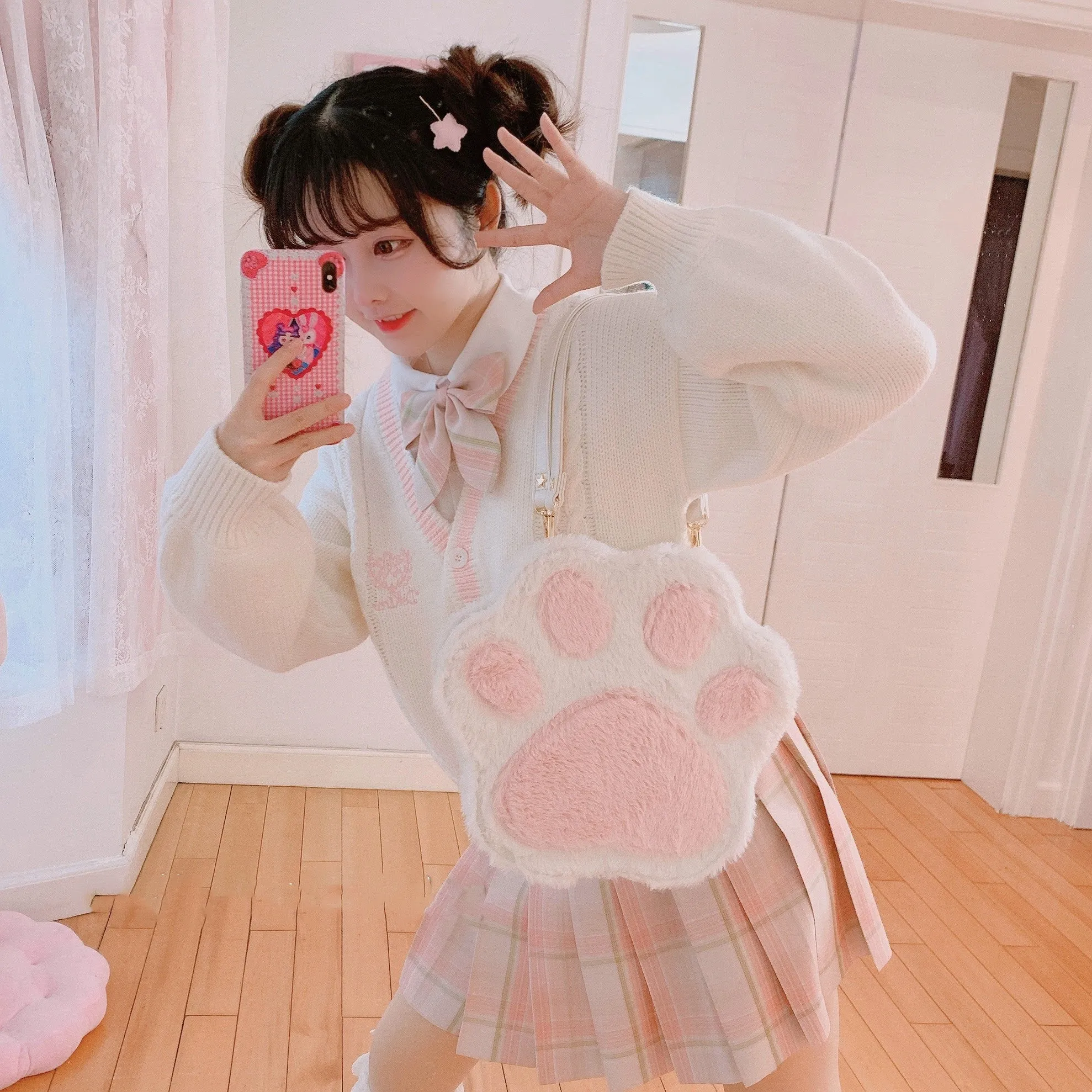 Cat Paw Feline Fine Shoulder Bag - Image 4