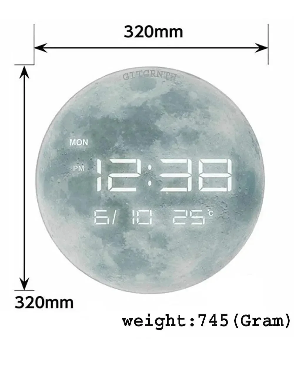 Celestial Time 3D Wall Clock - Image 14