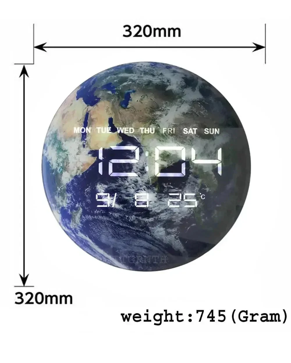Celestial Time 3D Wall Clock - Image 15