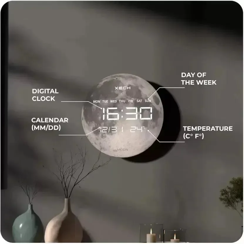 Celestial Time 3D Wall Clock - Image 5