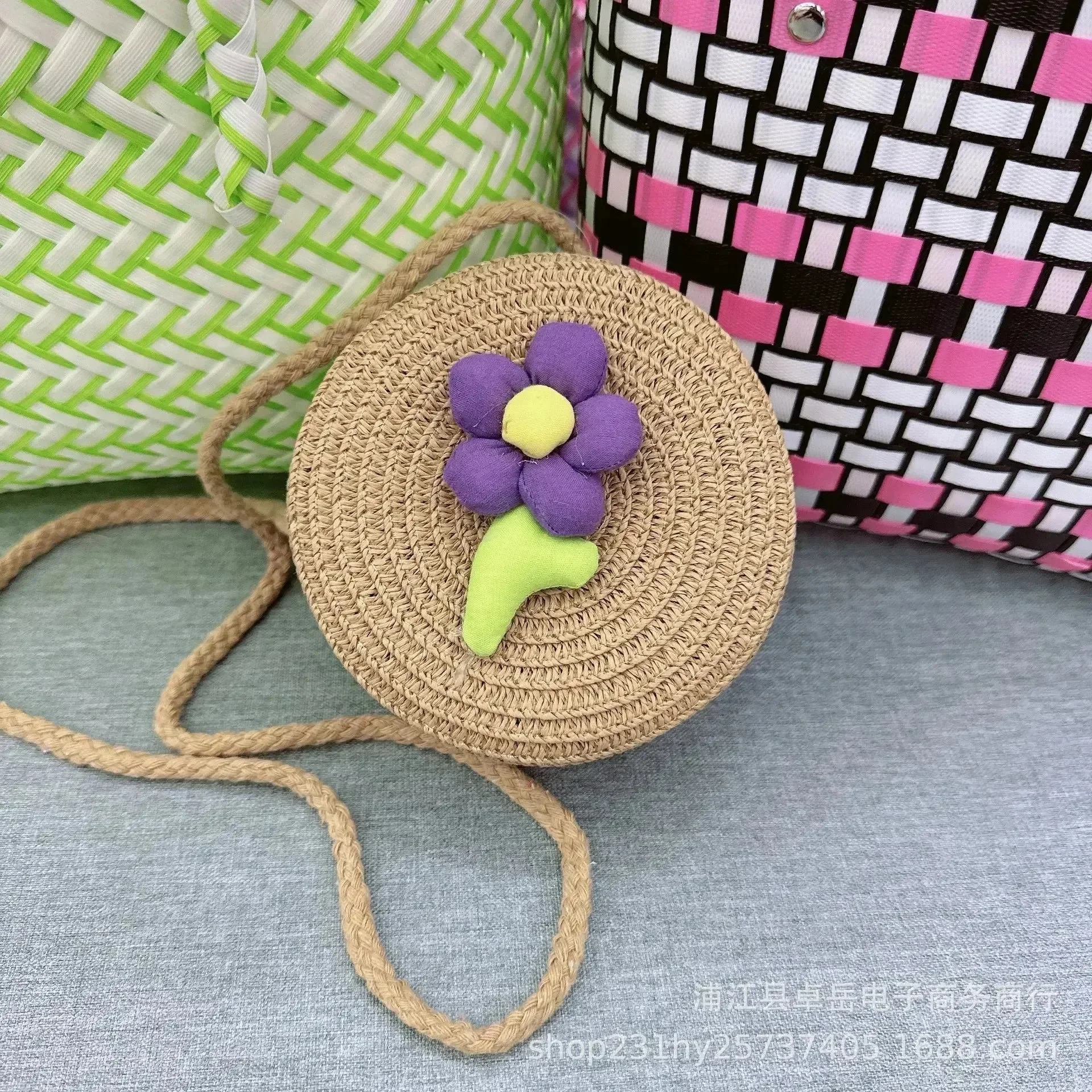 Charm and Character Jute Sling Bags - Image 5