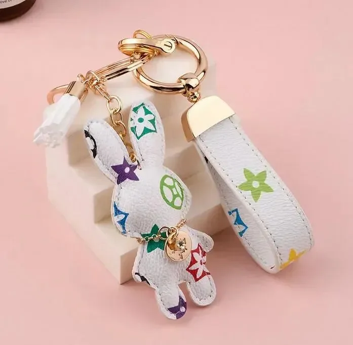 Charming Bunny Monogram Keychain - Image 2