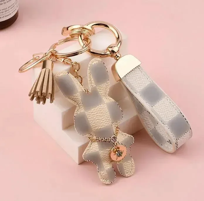 Charming Bunny Monogram Keychain - Image 4