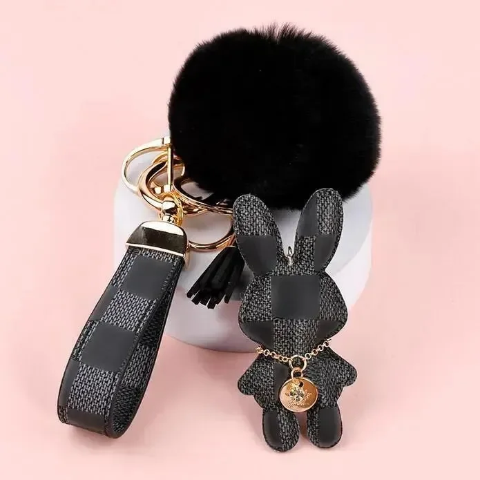 Charming Bunny Monogram Keychain - Image 9