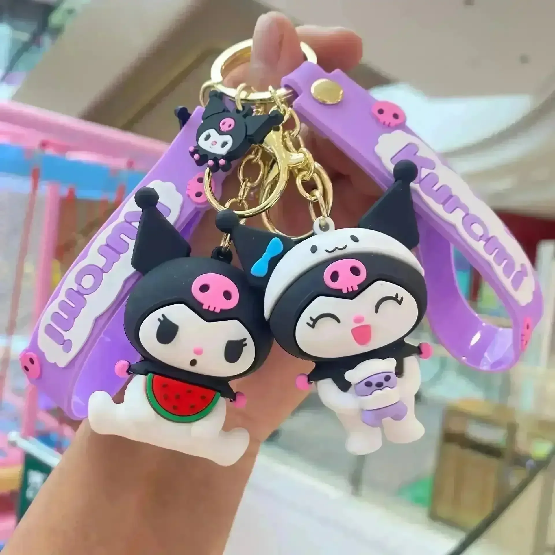 Charming Kuromi 3D Keychain - Image 3