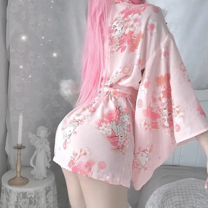 Cherry Blossom Chic Kimono - Image 6