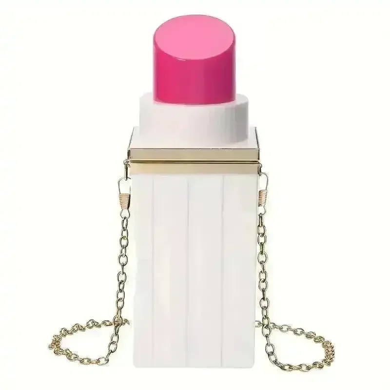Chic Mini Lipstick Shaped Crossbody Bag - Image 3