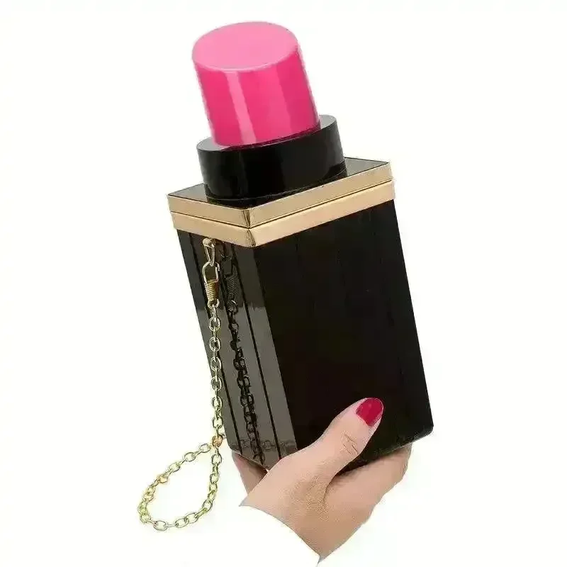 Chic Mini Lipstick Shaped Crossbody Bag - Image 6