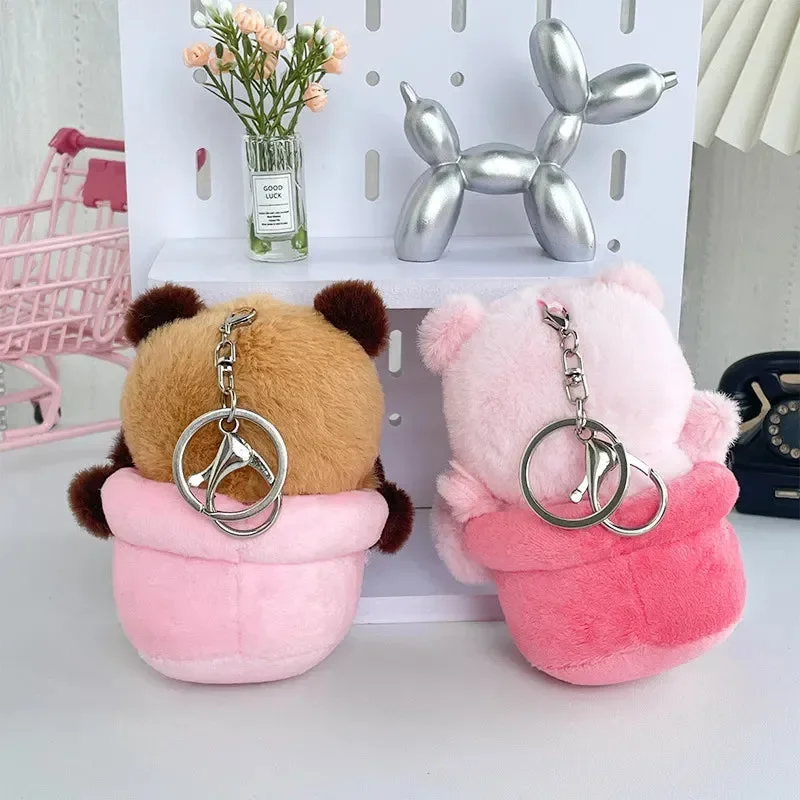 Chill Vibes Fortune Capybara Keychain - Image 8