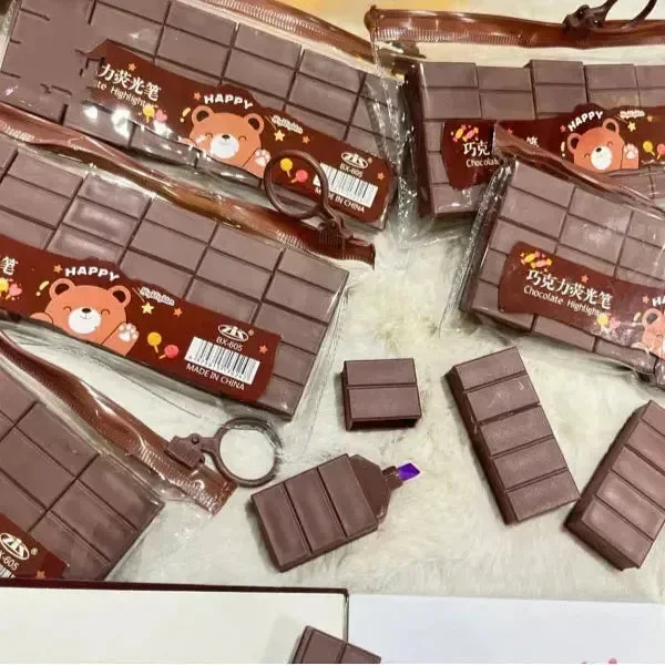 Choco-Mark Chocolate-Shaped Highlighter (Set Of 6) - Image 4