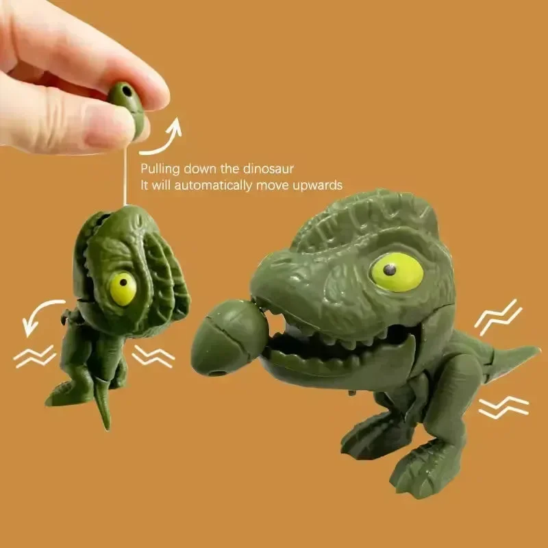 Chomp Champ Dinosaur String Keychain - Image 2