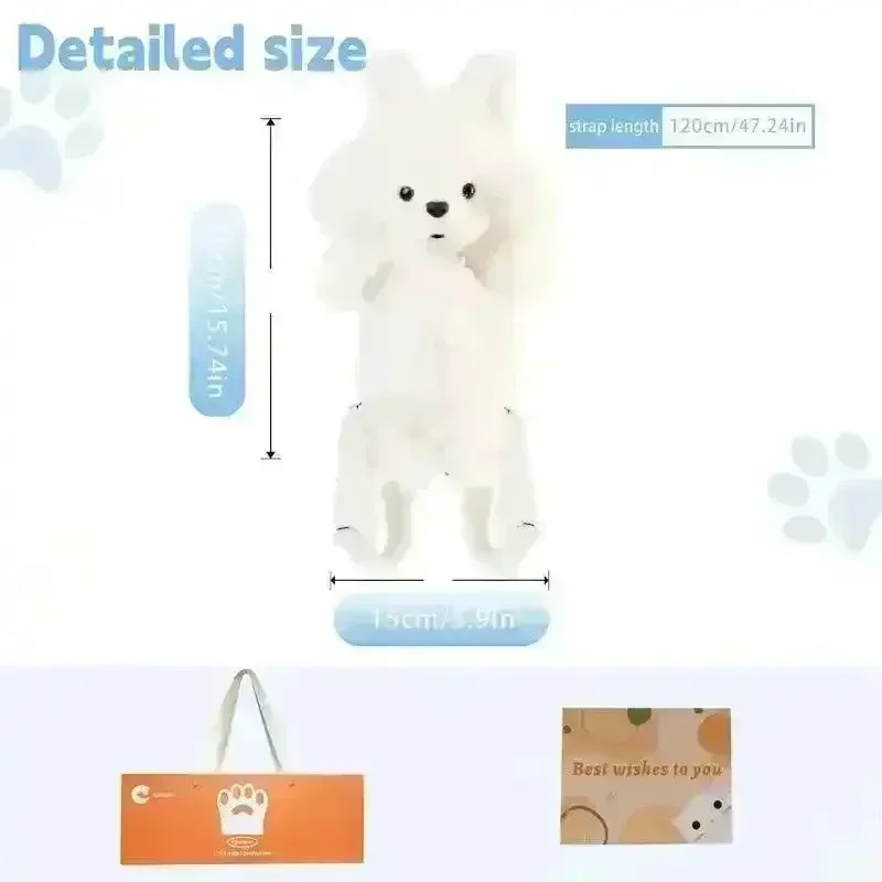 Chongker Realistic Poodle Shaped Backpack - Image 12
