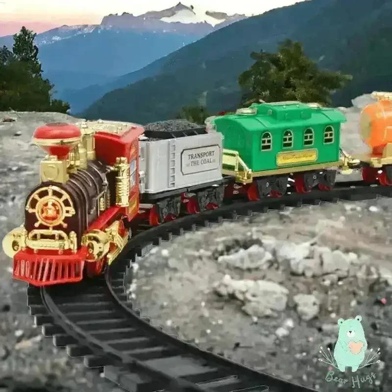 Vintage Choo-Choo Toy Train Set - Image 4