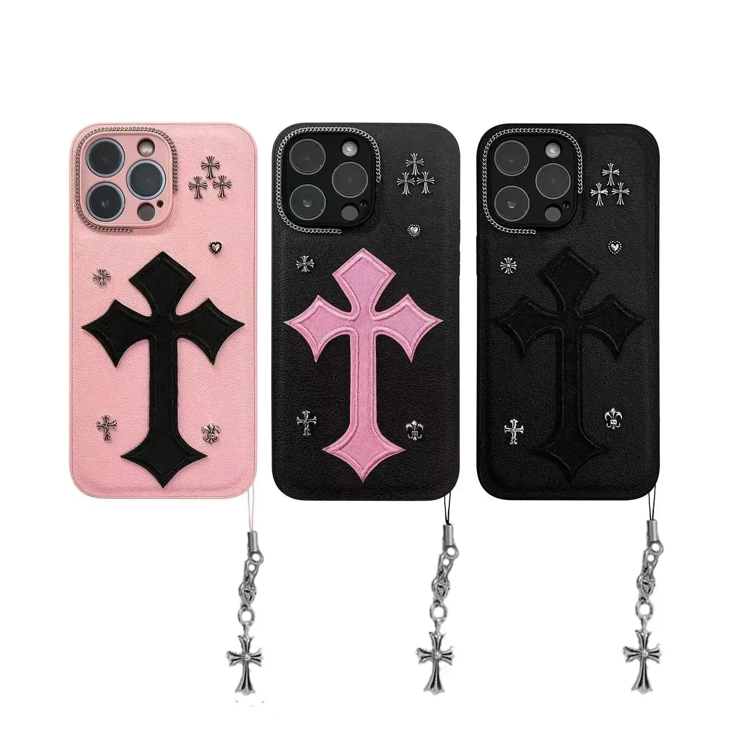 ChromeH Cross Pendant Case (For iPhones)