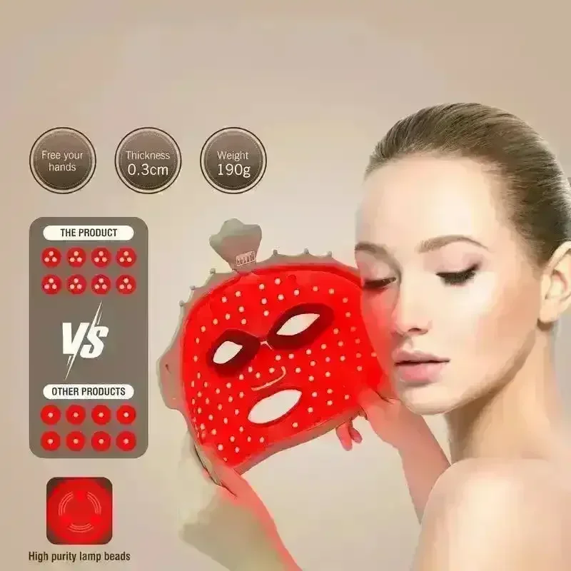Chromotherapy Ultra Light LED Facial Mask - Image 6