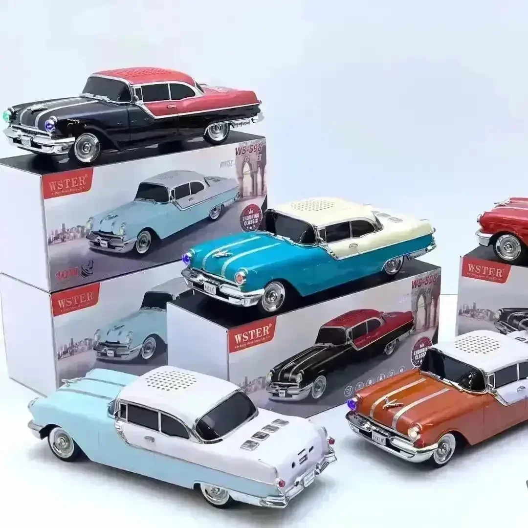 Classic Car Shaped Bluetooth Speaker - Image 2