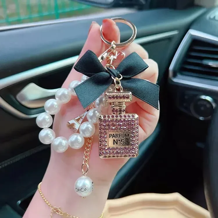 Classic Parisian Perfume Bottle Keychain - Image 10