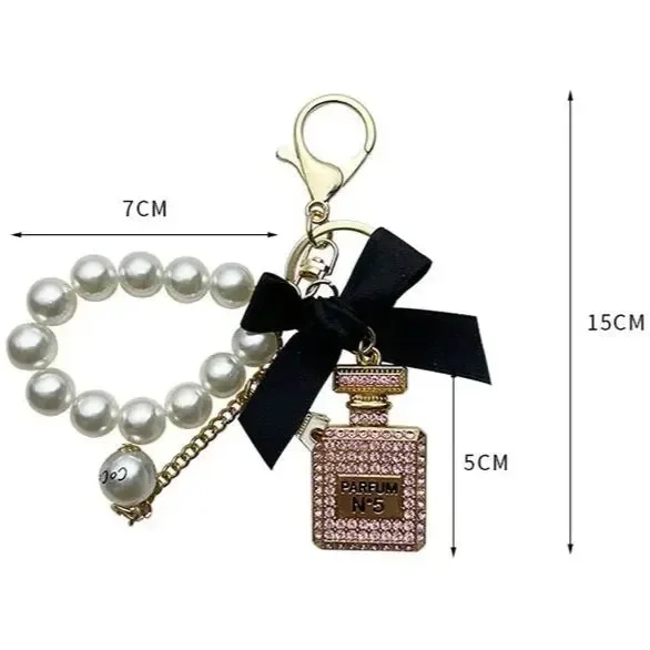 Classic Parisian Perfume Bottle Keychain - Image 11