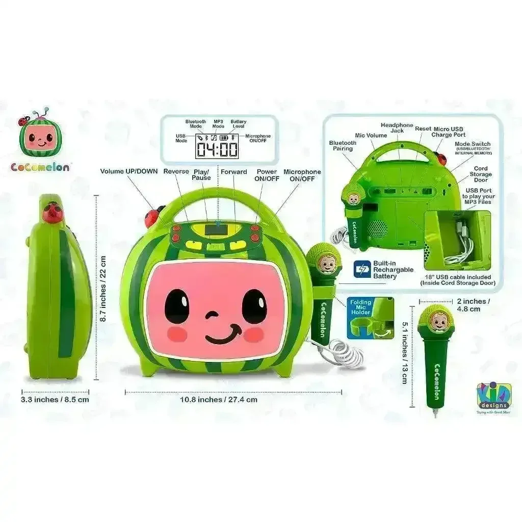 Cocomelon Bluetooth Karaoke Machine - Image 6