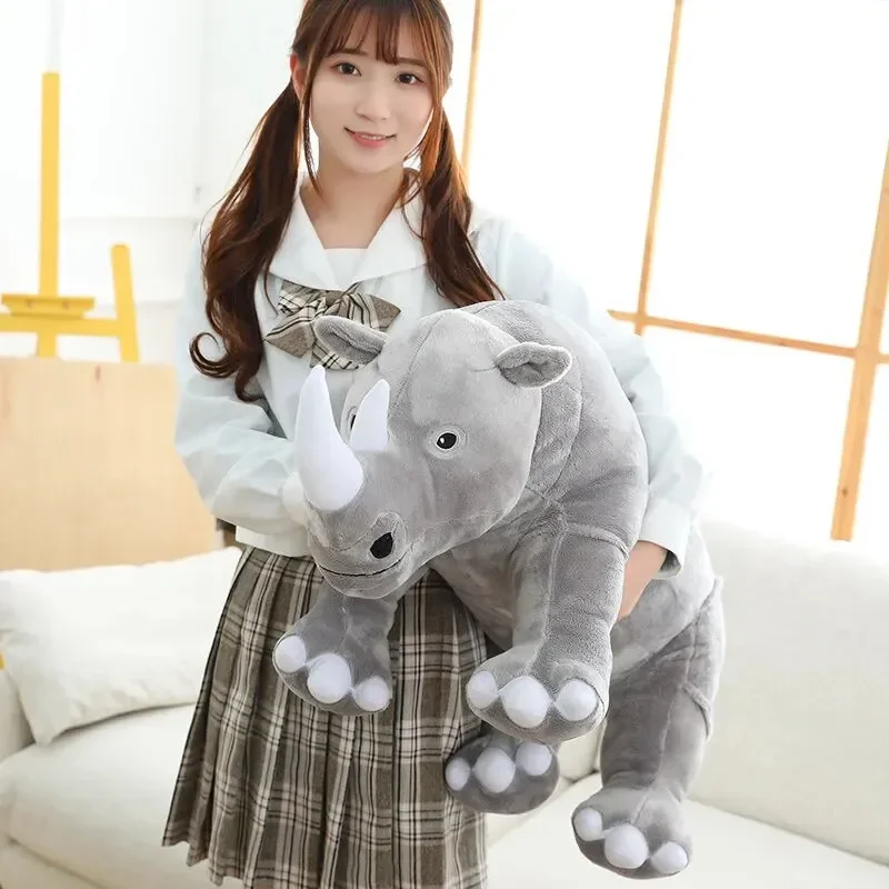 Colorful Cuddly Rhino Plushies - Image 3