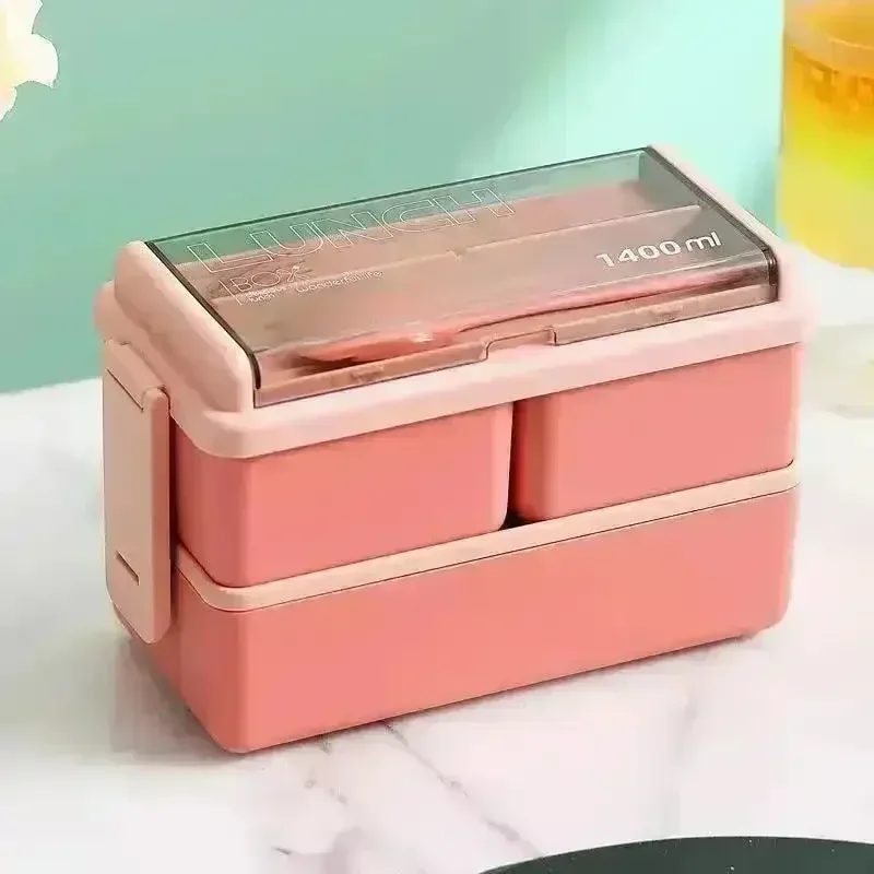 Colourful Double Layered Bento Box - Image 6