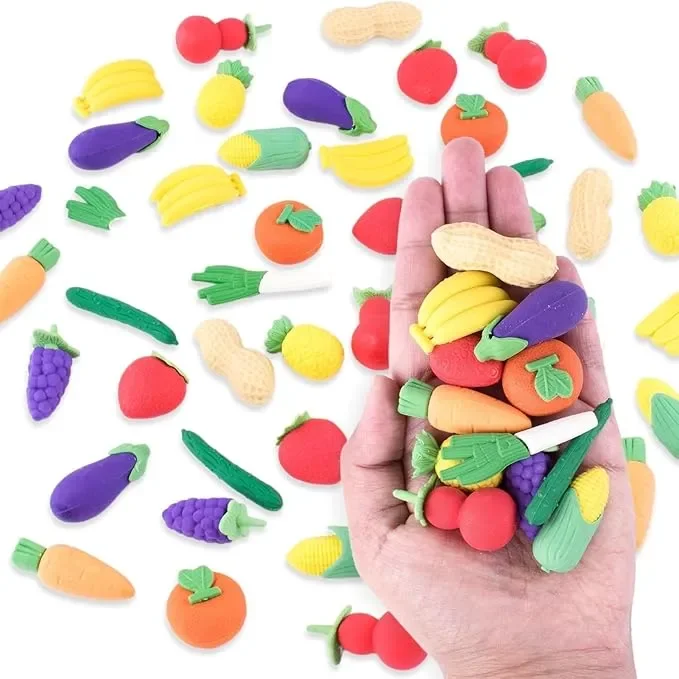Colourful Garden Goodies Eraser (Set of 4) - Image 2