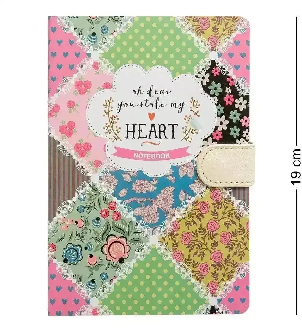 Colourful Heart A6 Diary with Magnetic Clasp - Image 2