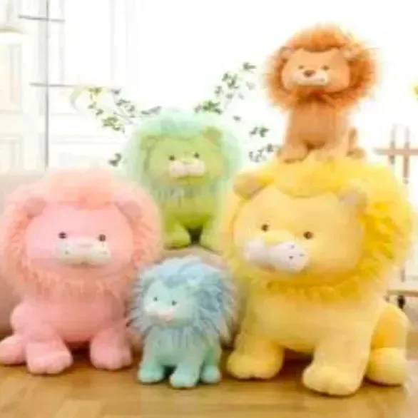 Colourful Lion Plushie - Image 2