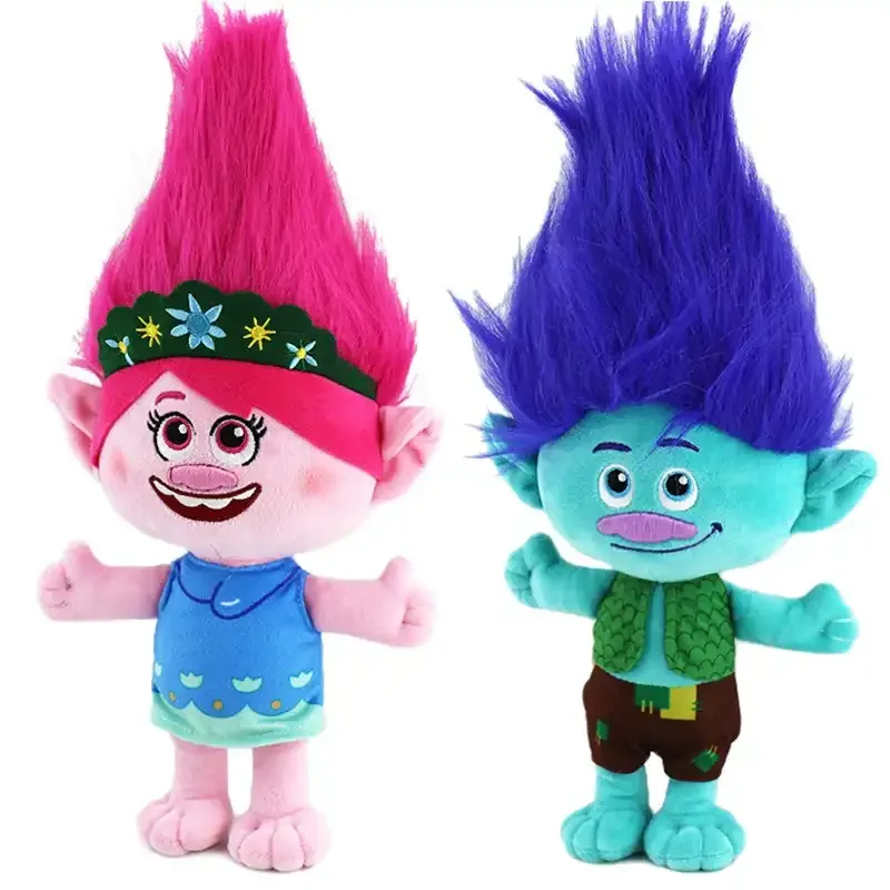 Colourful Pop-tastic Trolls Plushie (30 cm) - Image 2