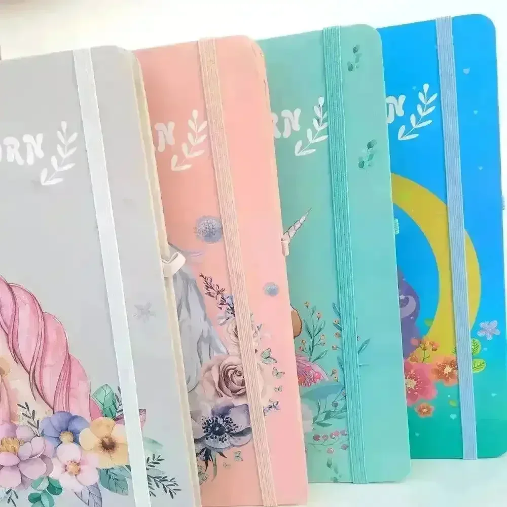 Flowery Unicorn A5 Diary - Image 3