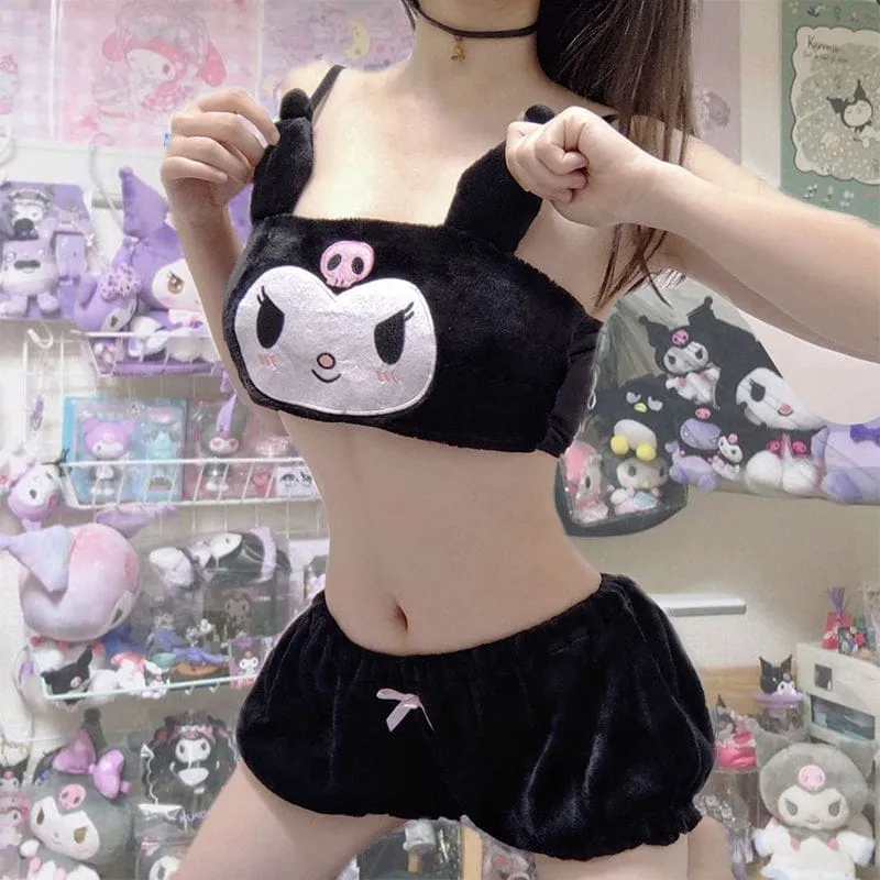 Coulomi Goth Soft Lingerie Set - Image 2