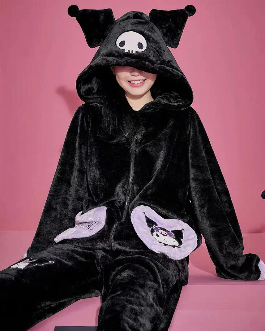 Coulomi Mischievous Fleeced Hoodie - Image 5