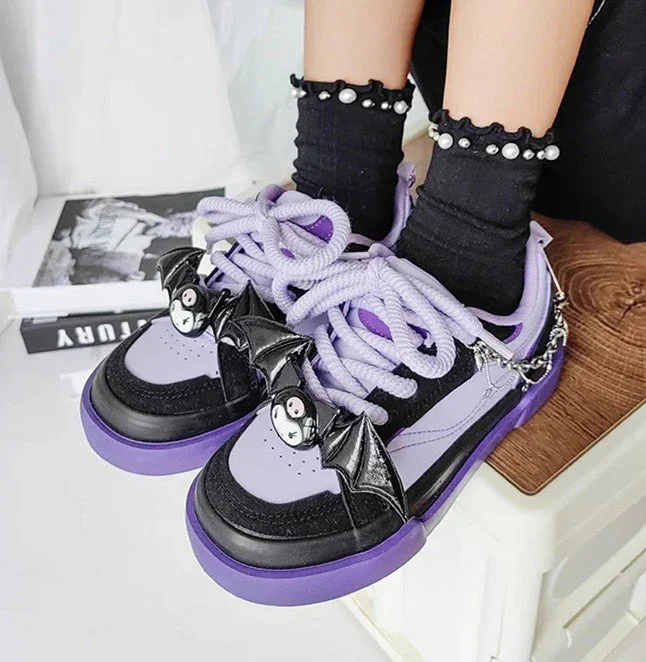 Coulomi Playful Punk Lace Sneakers - Image 3