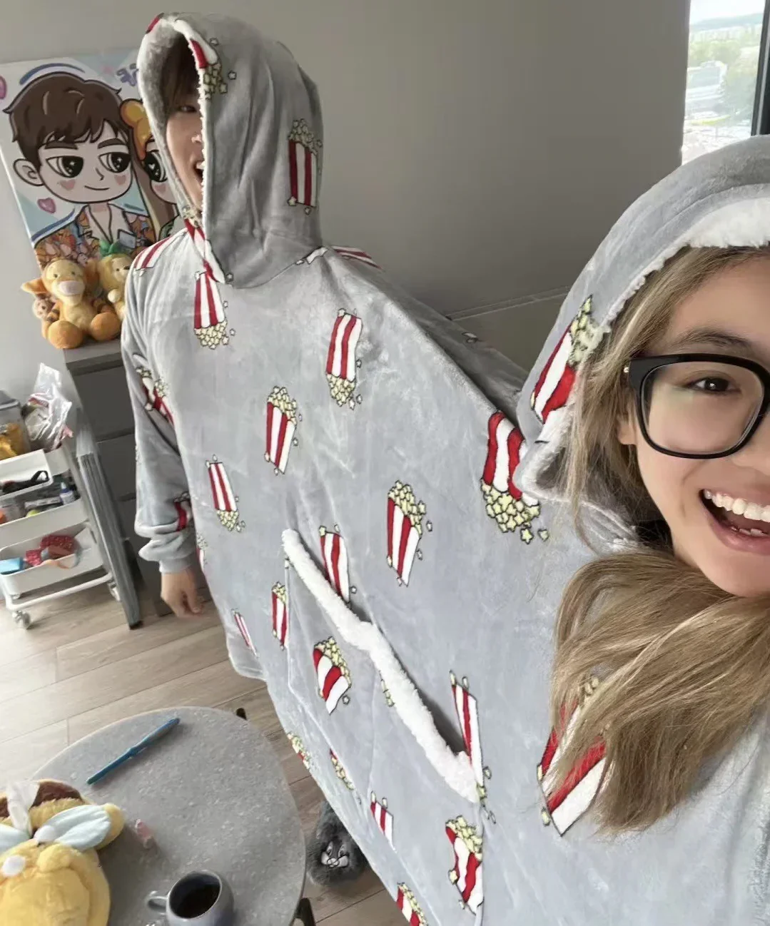 Couple Fun Two-Scoop Snuggle Hoodie - Image 7