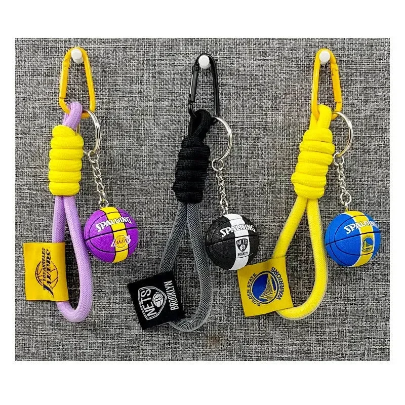 Court Spin Basketball Team Keychain - Image 2