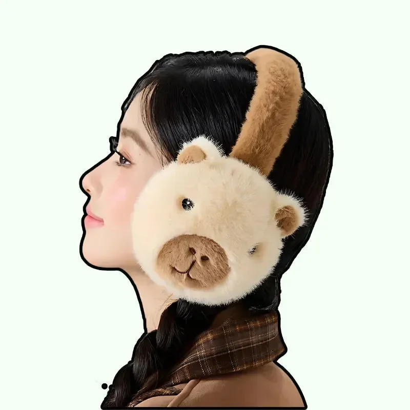 Capy-Brrr Plush Earmuffs