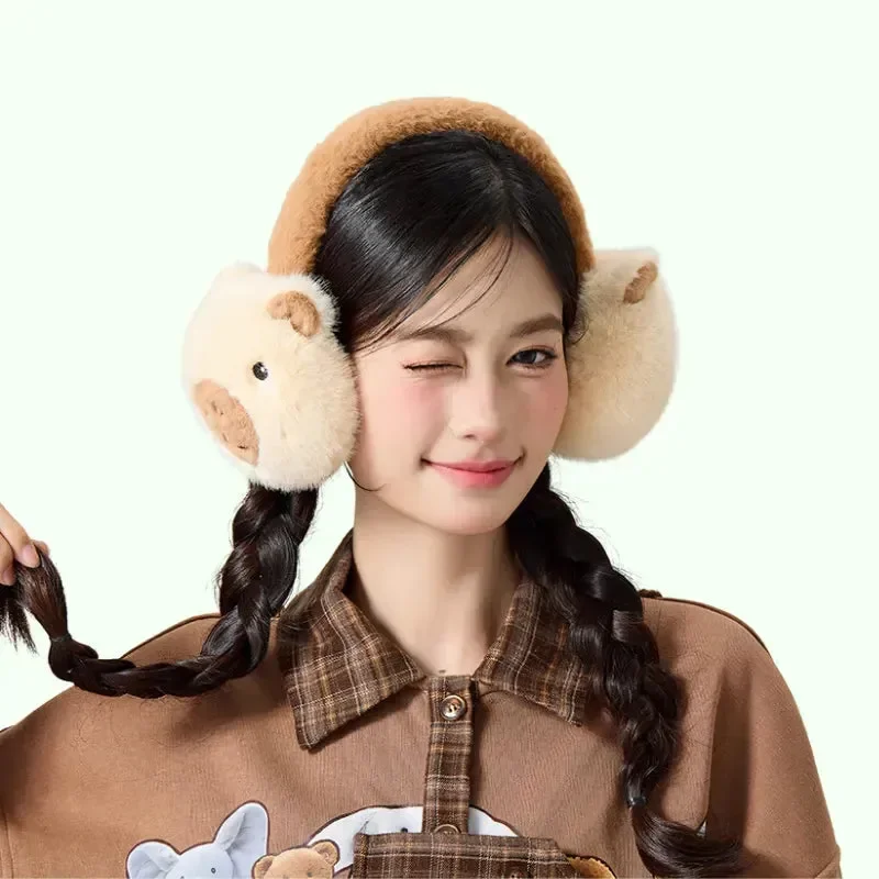 Capy-Brrr Plush Earmuffs - Image 3