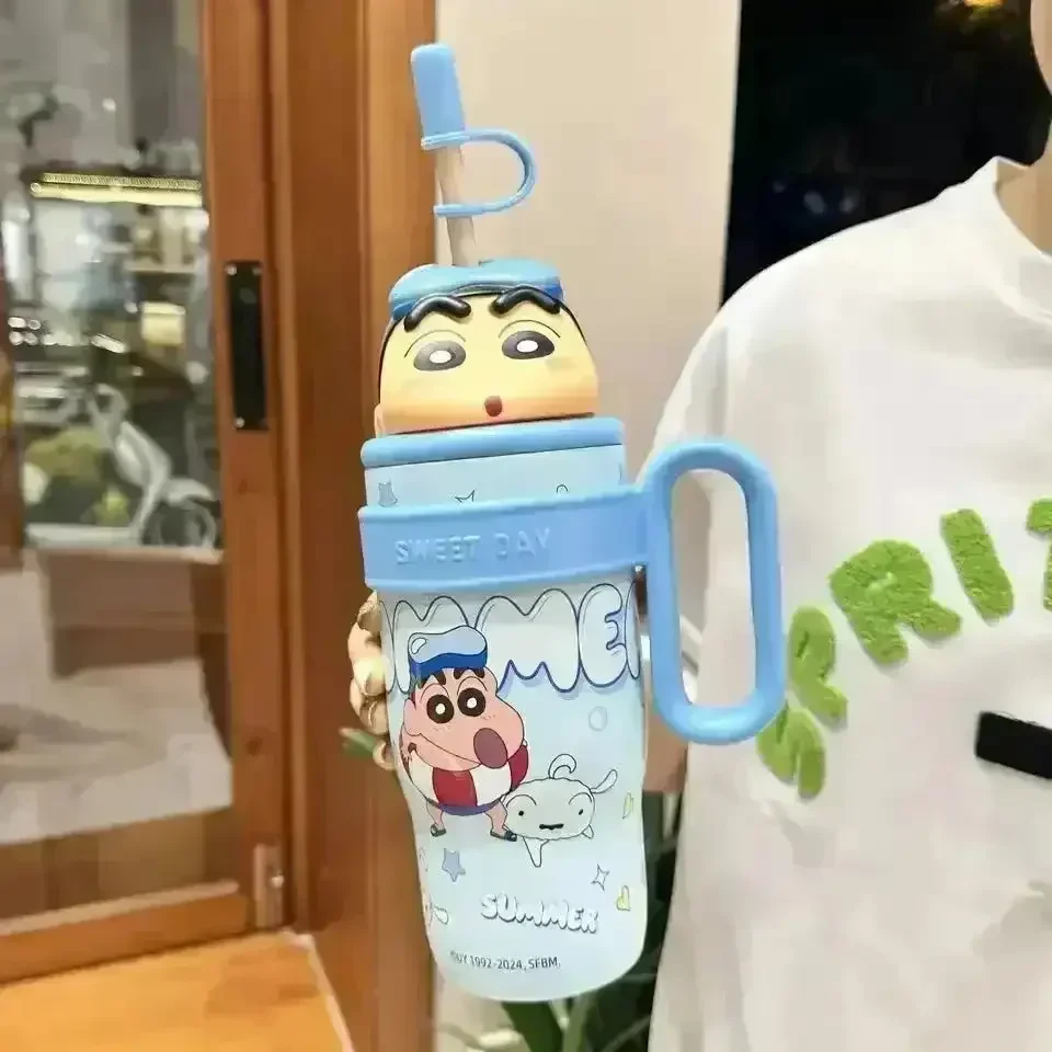 Crayon Shinchan Heady Straw Tumbler (800 ml) - Image 11