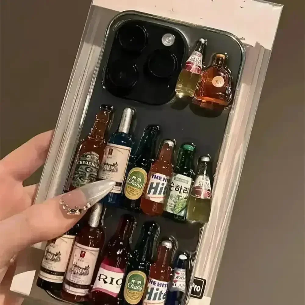 Creative Liquor Bottle Phone Case (For iPhones) - Image 3